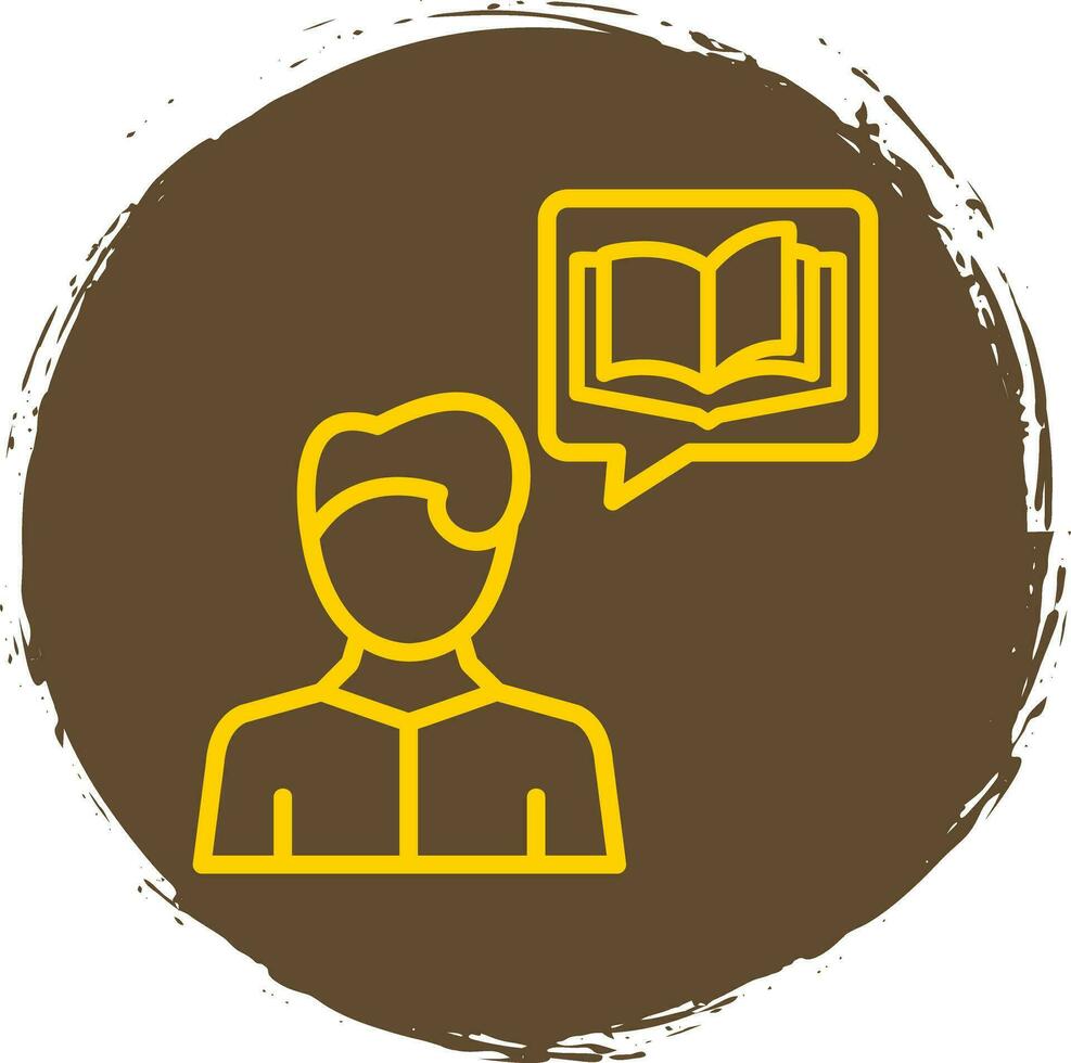 Interactive Storytelling Vector Icon Design