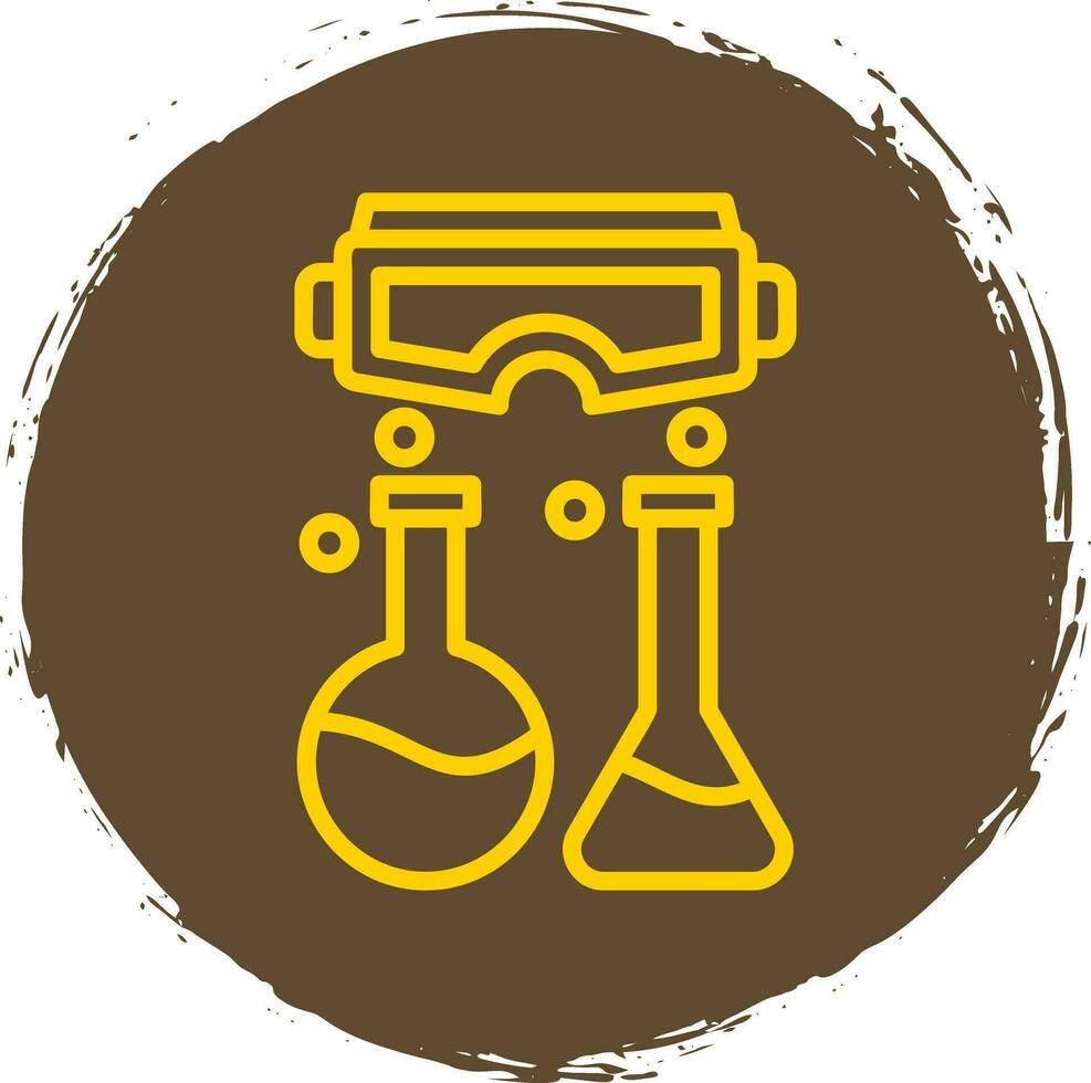 Virtual Reality Lab Vector Icon Design