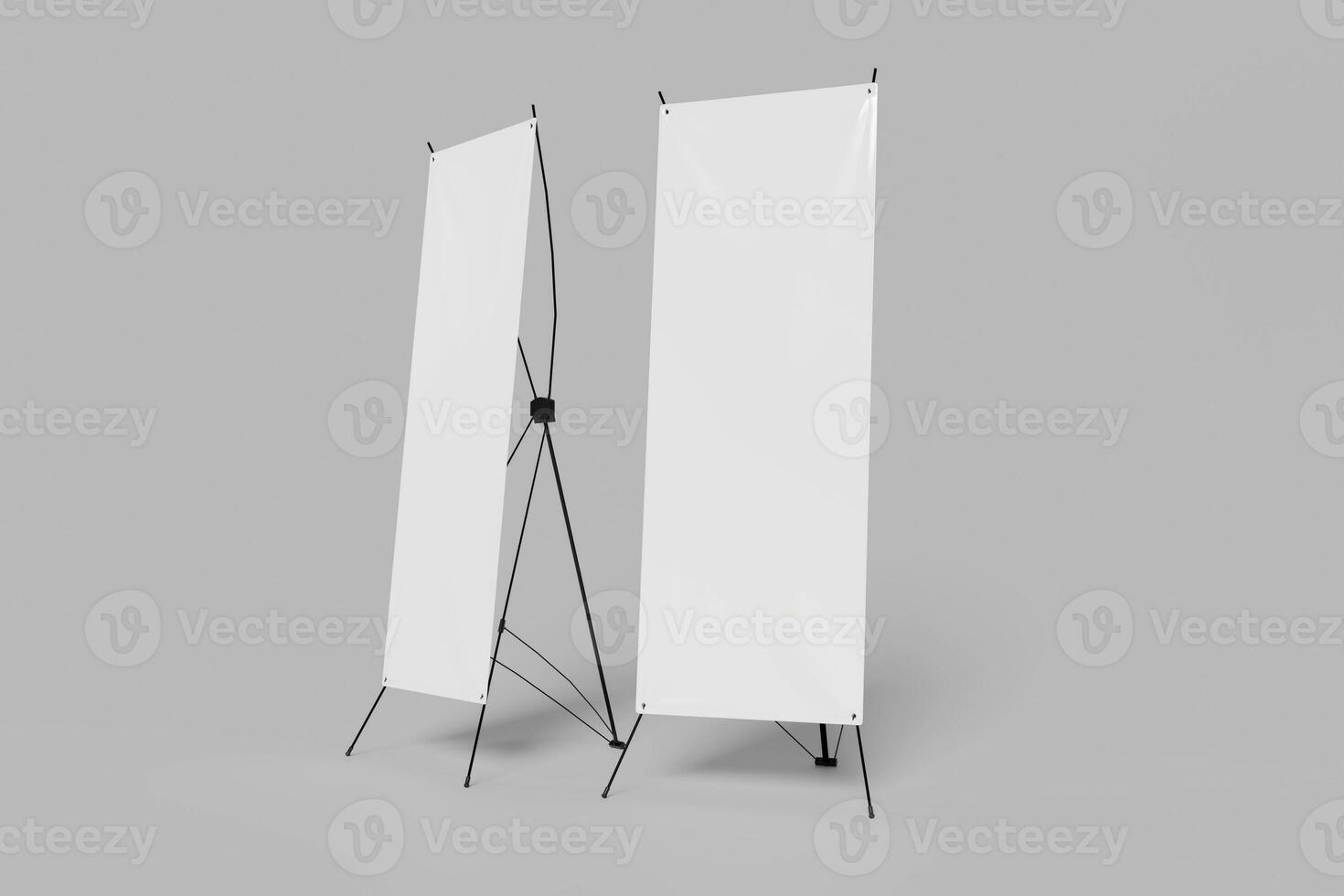 X Banner Blank Mockup photo