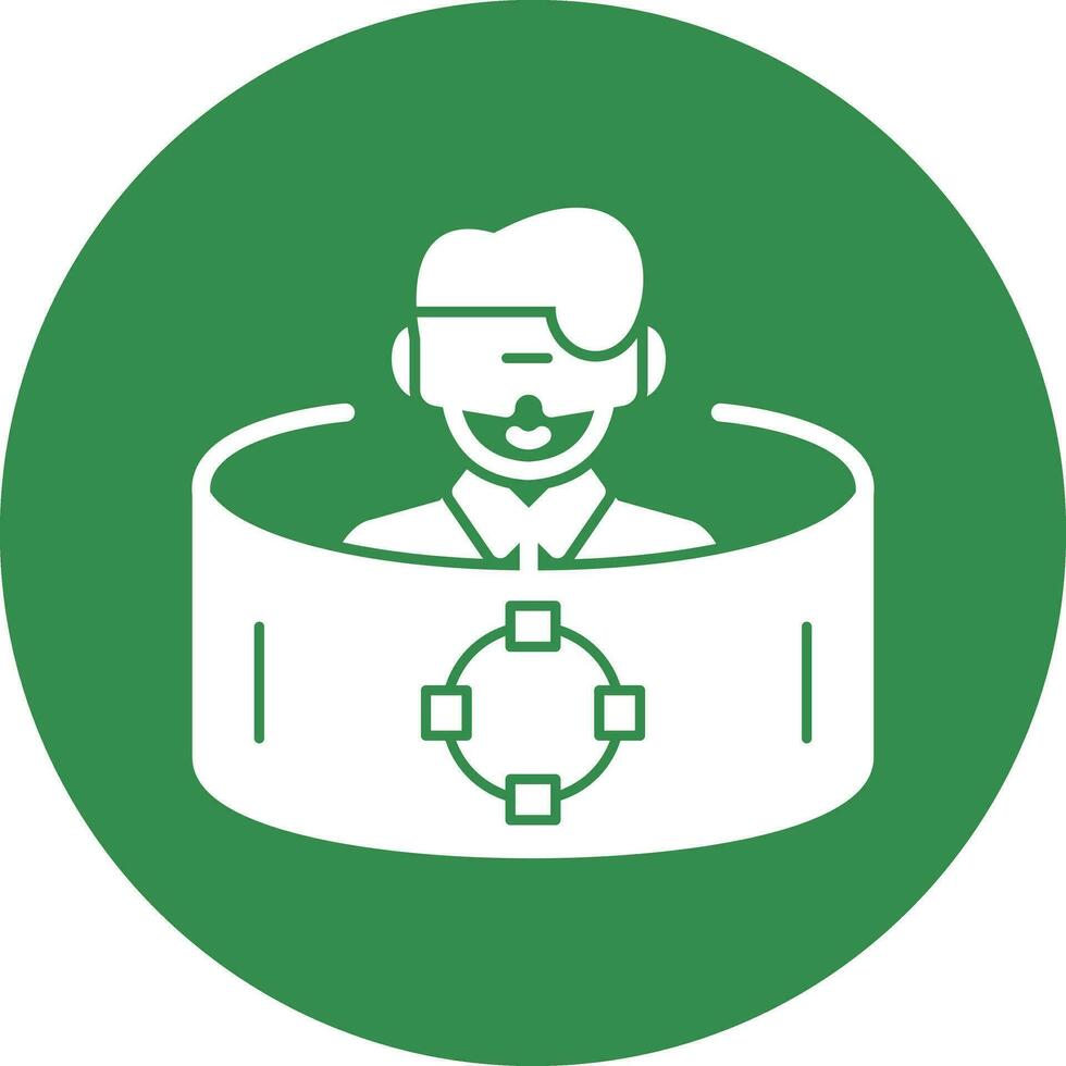Immersive Simulation Vector Icon Design