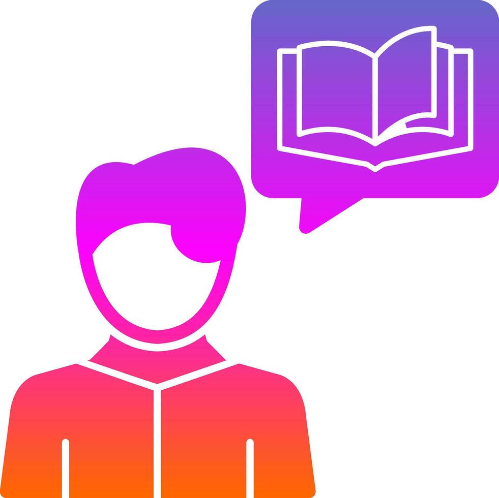 Interactive Storytelling Vector Icon Design