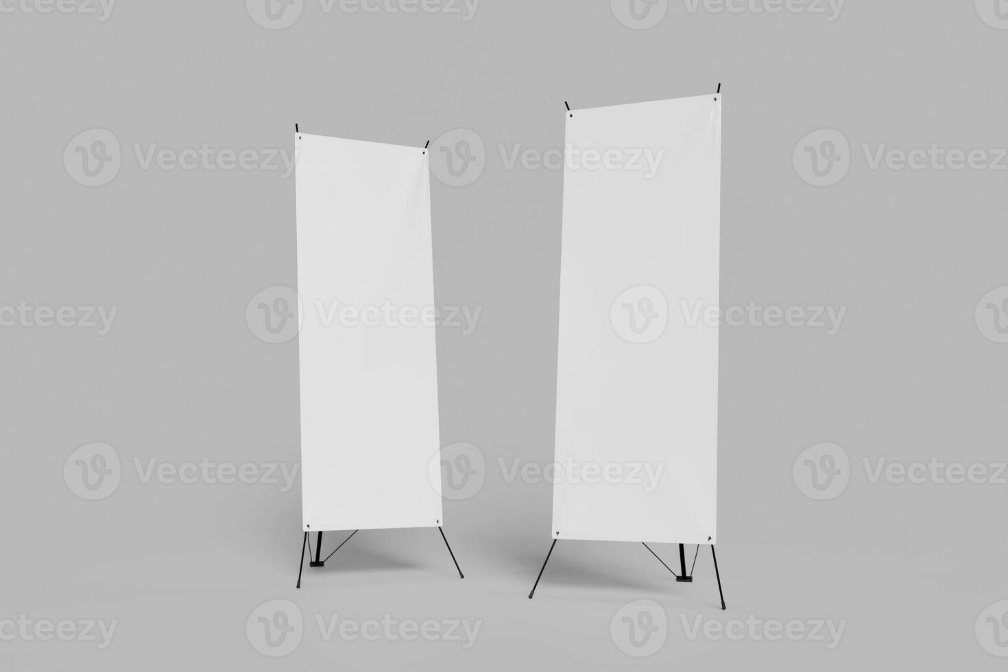 X Banner Blank Mockup photo