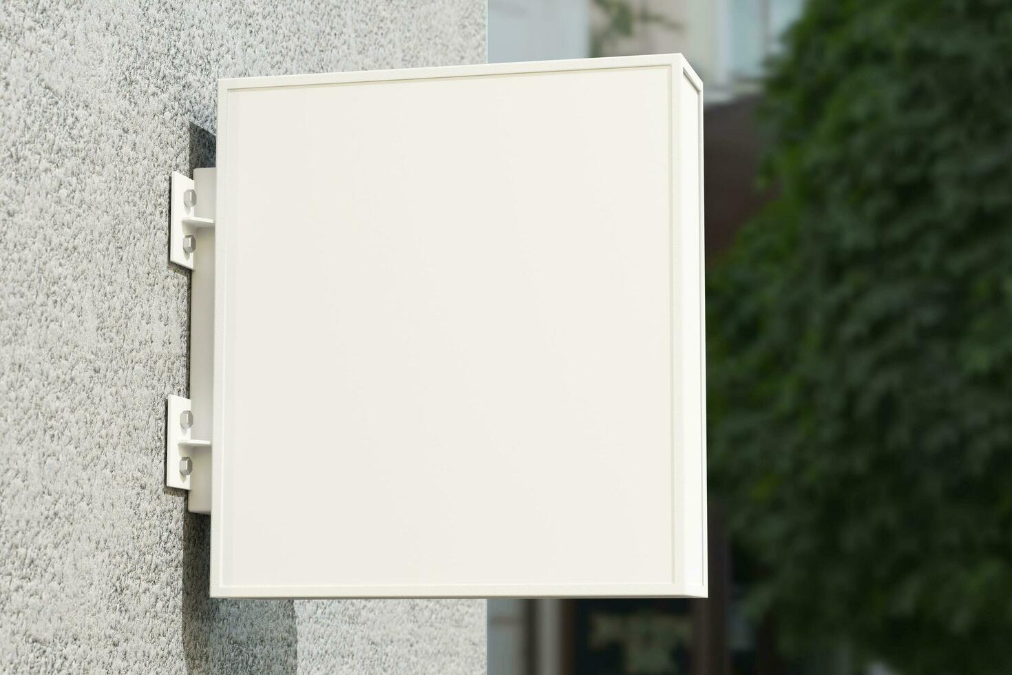 Signboard Blank Mockup photo