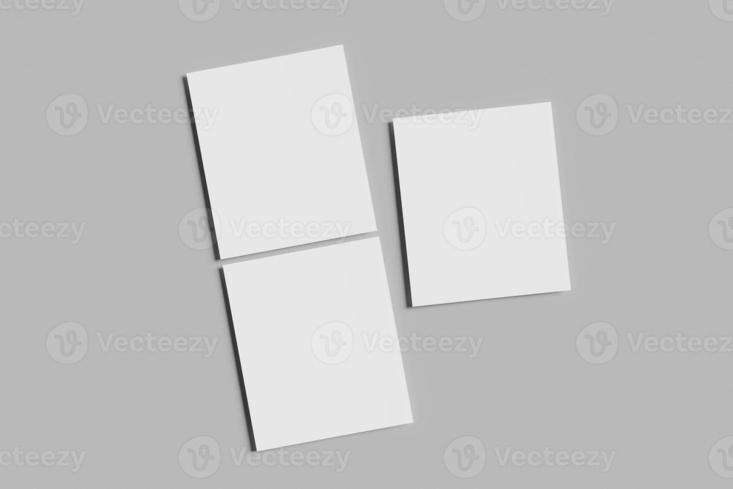 Polaroid Photo Blank Paper Mockup