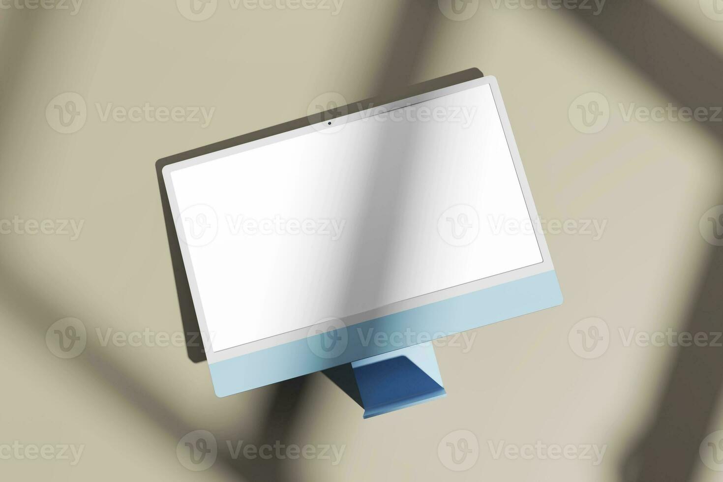 Desktop Monitor Blank Mockup photo