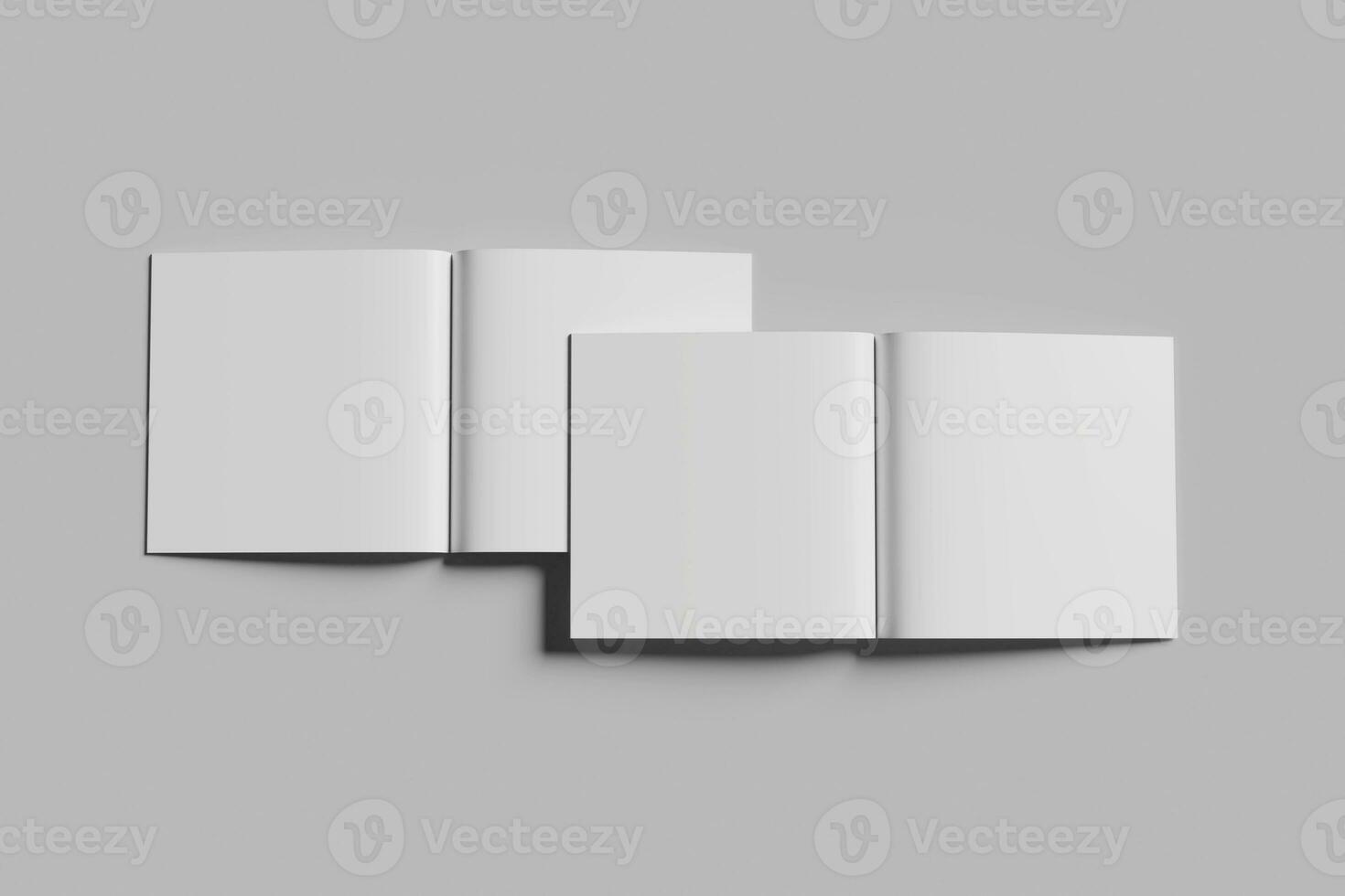 Square Magazine Blank Mockup photo