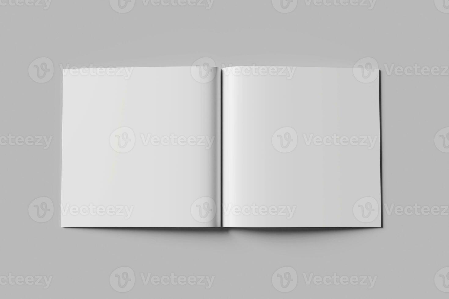 Square Magazine Blank Mockup photo