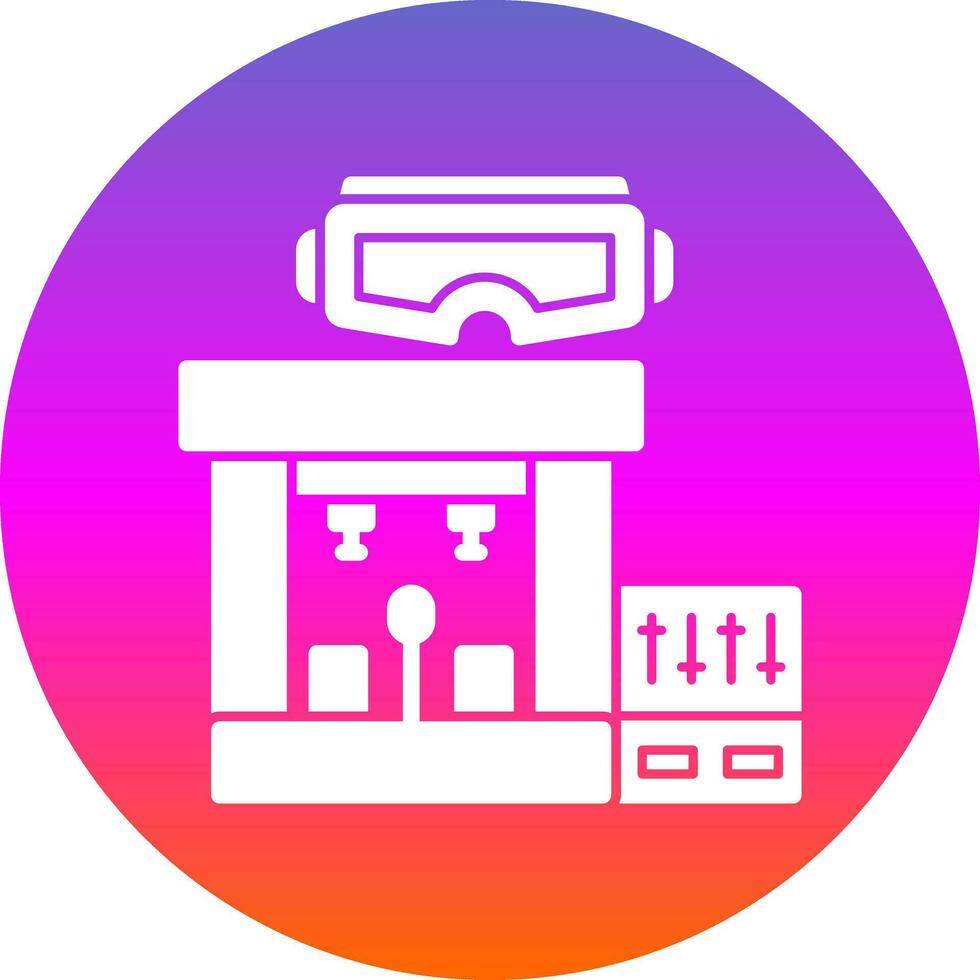 vr música estudio vector icono diseño