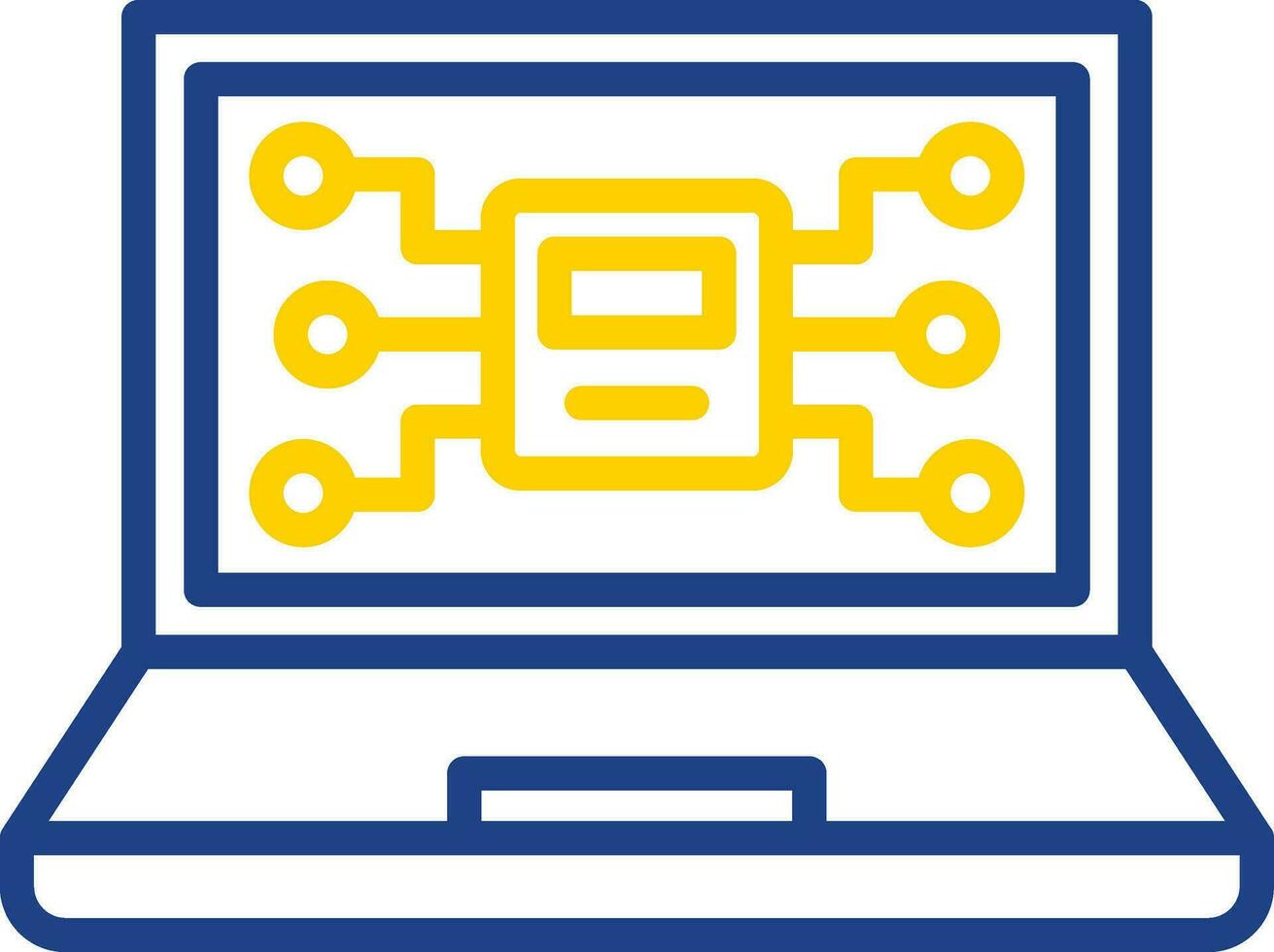 AI-Driven Mysteries Vector Icon Design