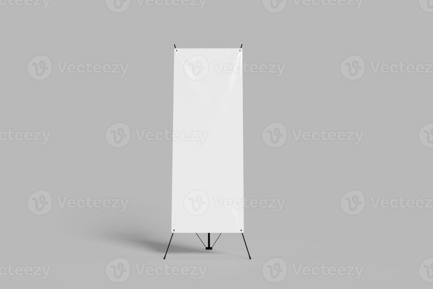 X Banner Blank Mockup photo