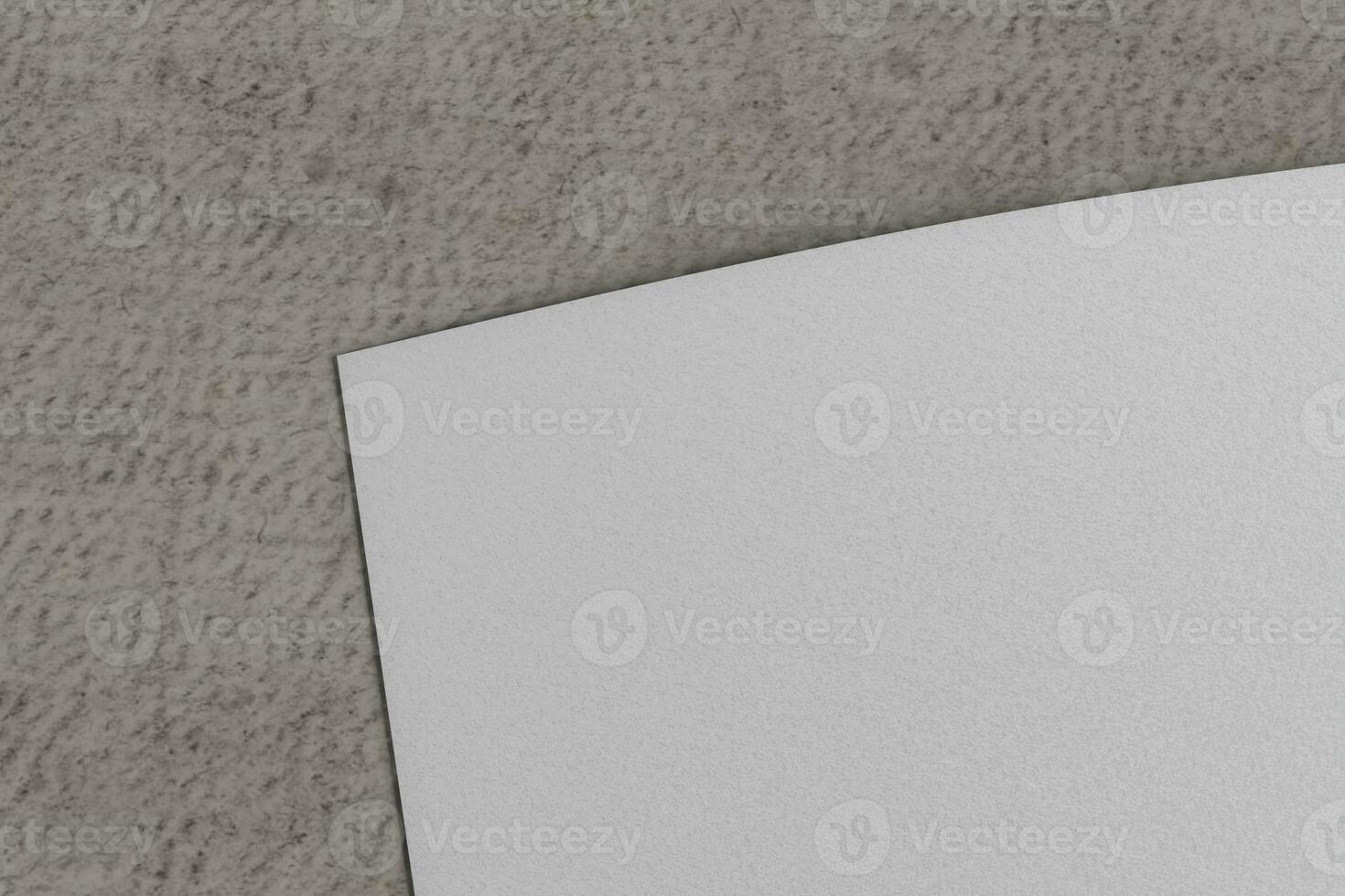 Blank Paper Mockup photo