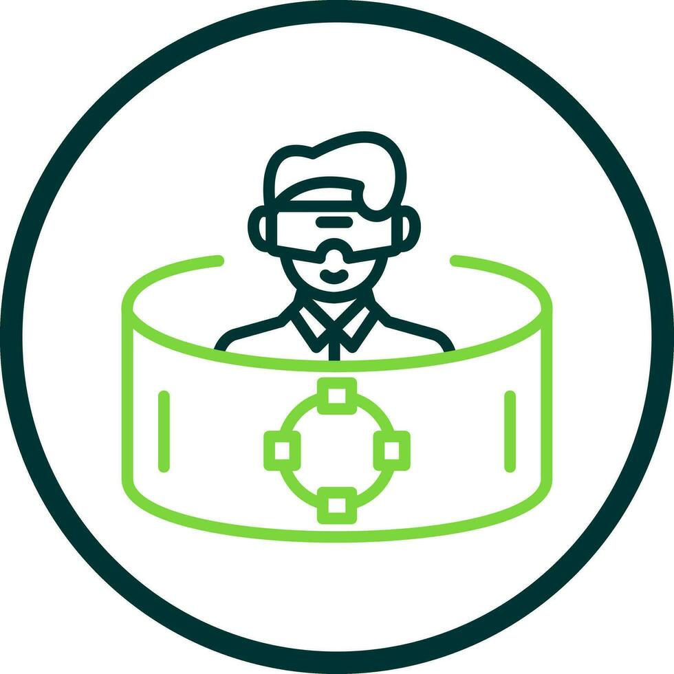 Immersive Simulation Vector Icon Design