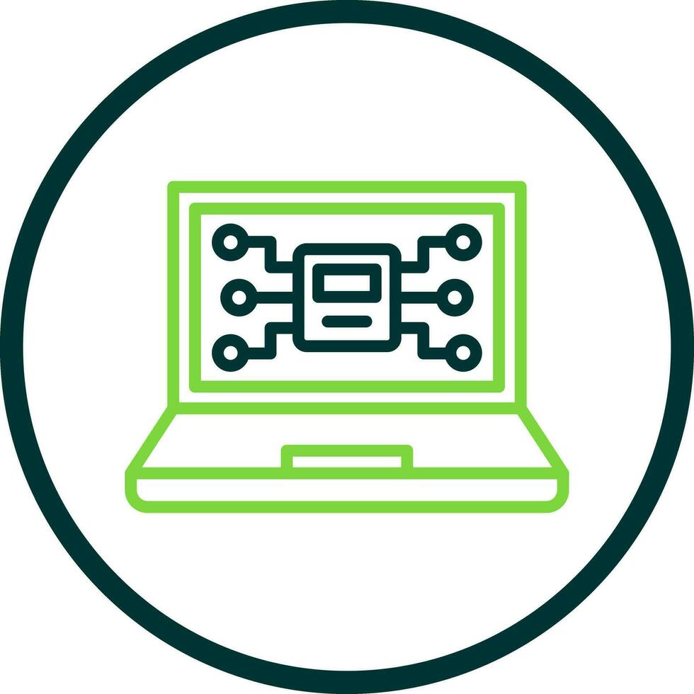 AI-Driven Mysteries Vector Icon Design