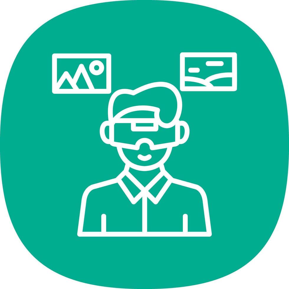Mixed Reality Art Vector Icon Design