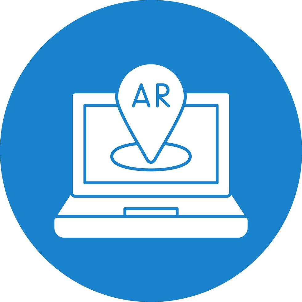 AR Navigation Vector Icon Design