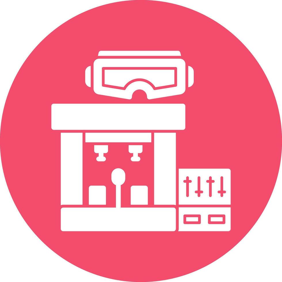VR Music Studio Vector Icon Design