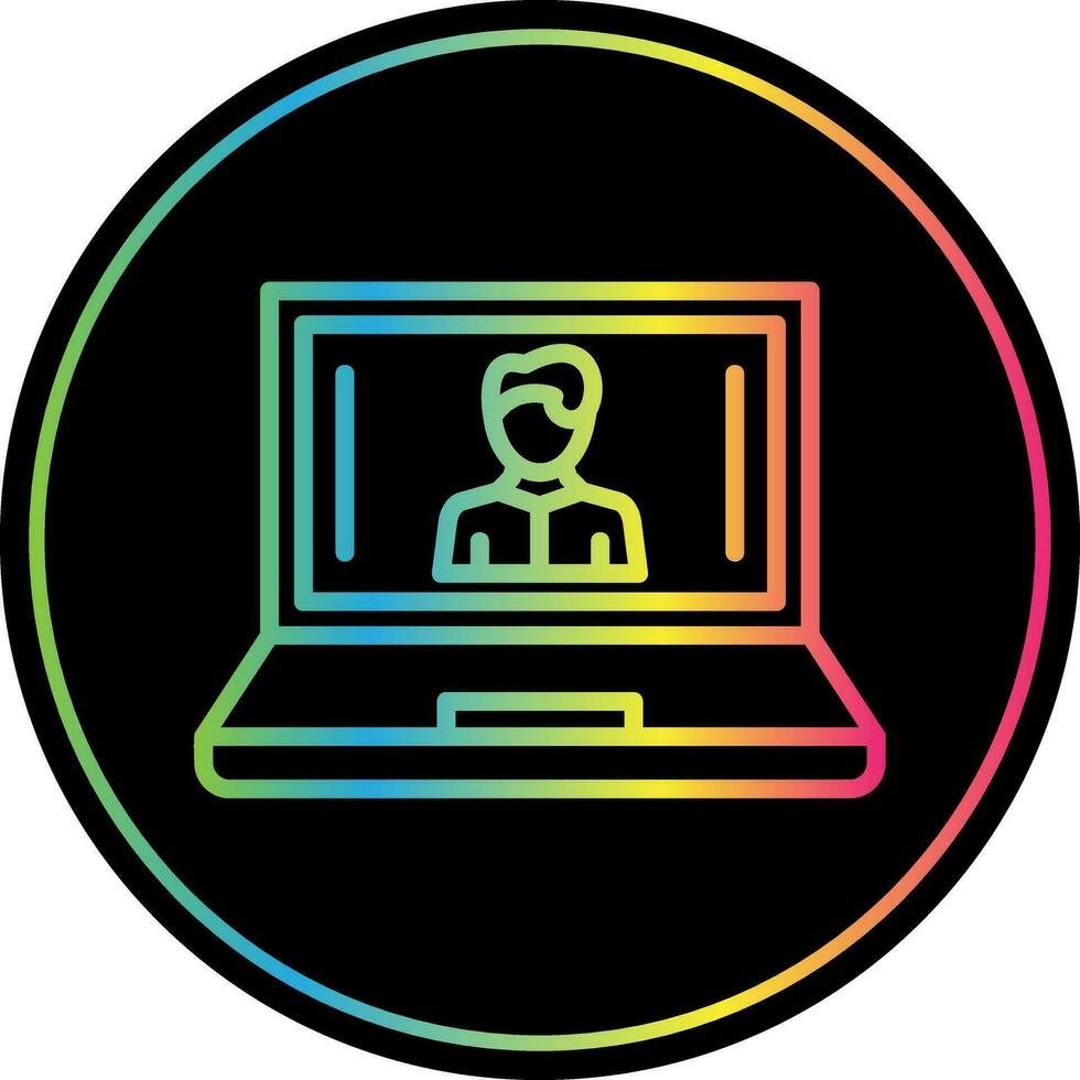 Digital Avatar Vector Icon Design