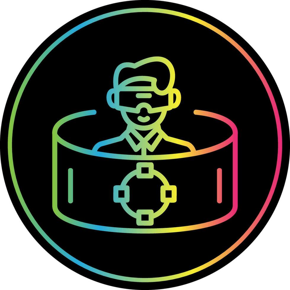 Immersive Simulation Vector Icon Design