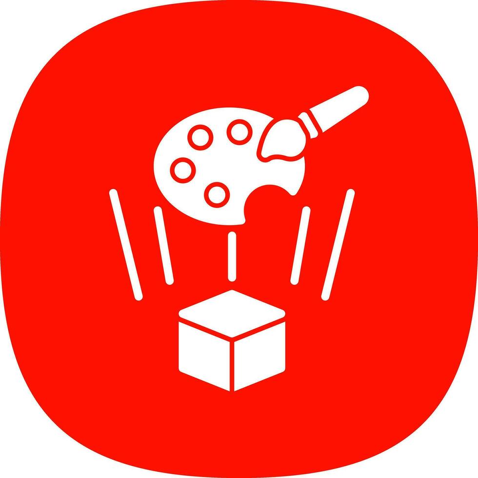 Holo-Painting Vector Icon Design