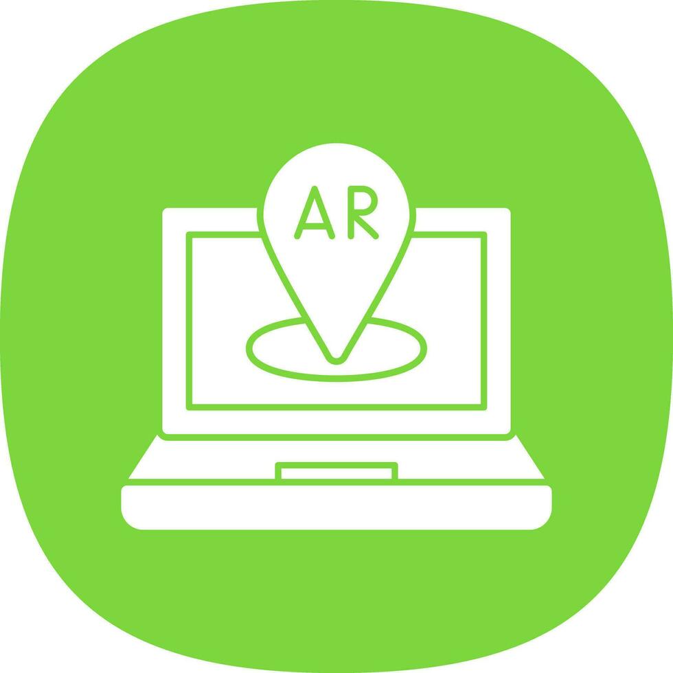 AR Navigation Vector Icon Design