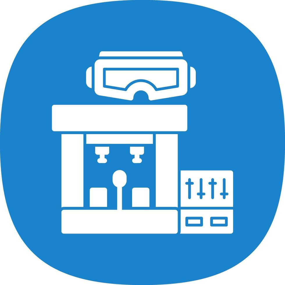VR Music Studio Vector Icon Design