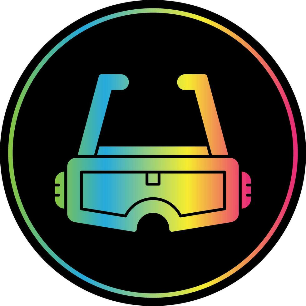 Augmented Reality Glasses Vector Icon Design