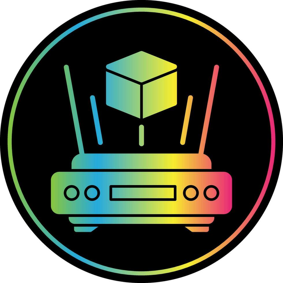 Interactive Hologram Vector Icon Design