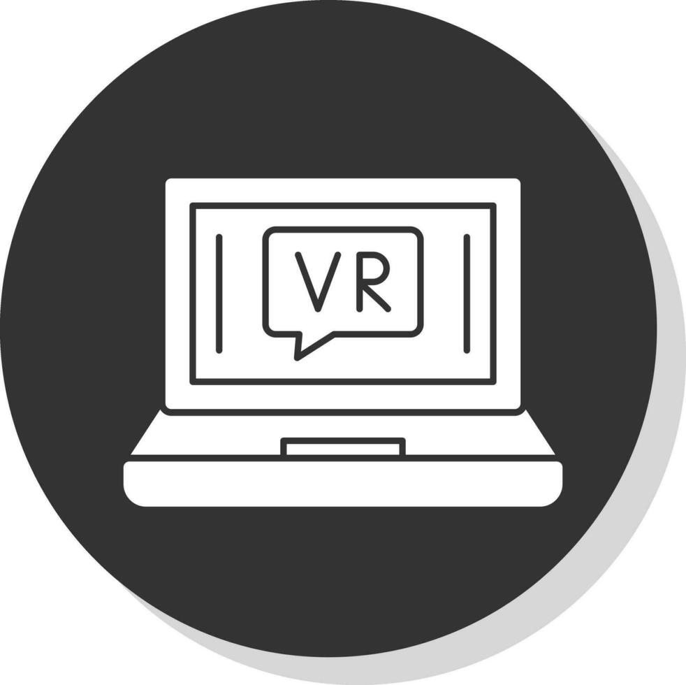 vr charla burbuja vector icono diseño