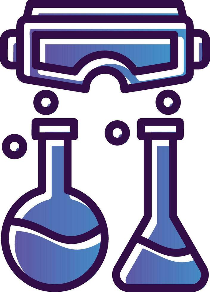 Virtual Reality Lab Vector Icon Design