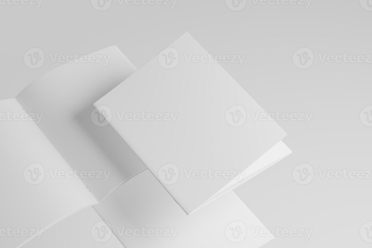 nosotros letra folleto catalogar blanco blanco 3d representación Bosquejo foto