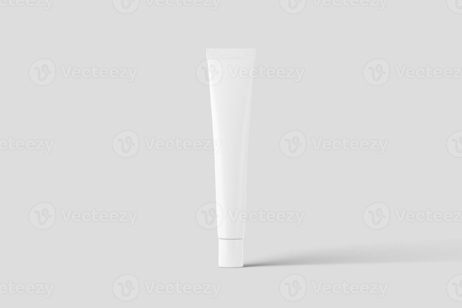 Cosmetics Packaging Bottle Jar 3D Rendering White Blank Mockup photo