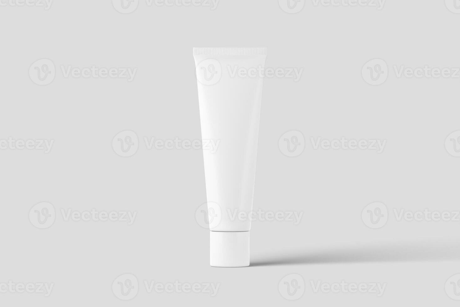 Cosmetics Packaging Bottle Jar 3D Rendering White Blank Mockup photo