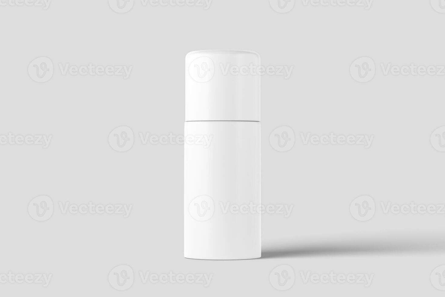 Cosmetics Packaging Bottle Jar 3D Rendering White Blank Mockup photo