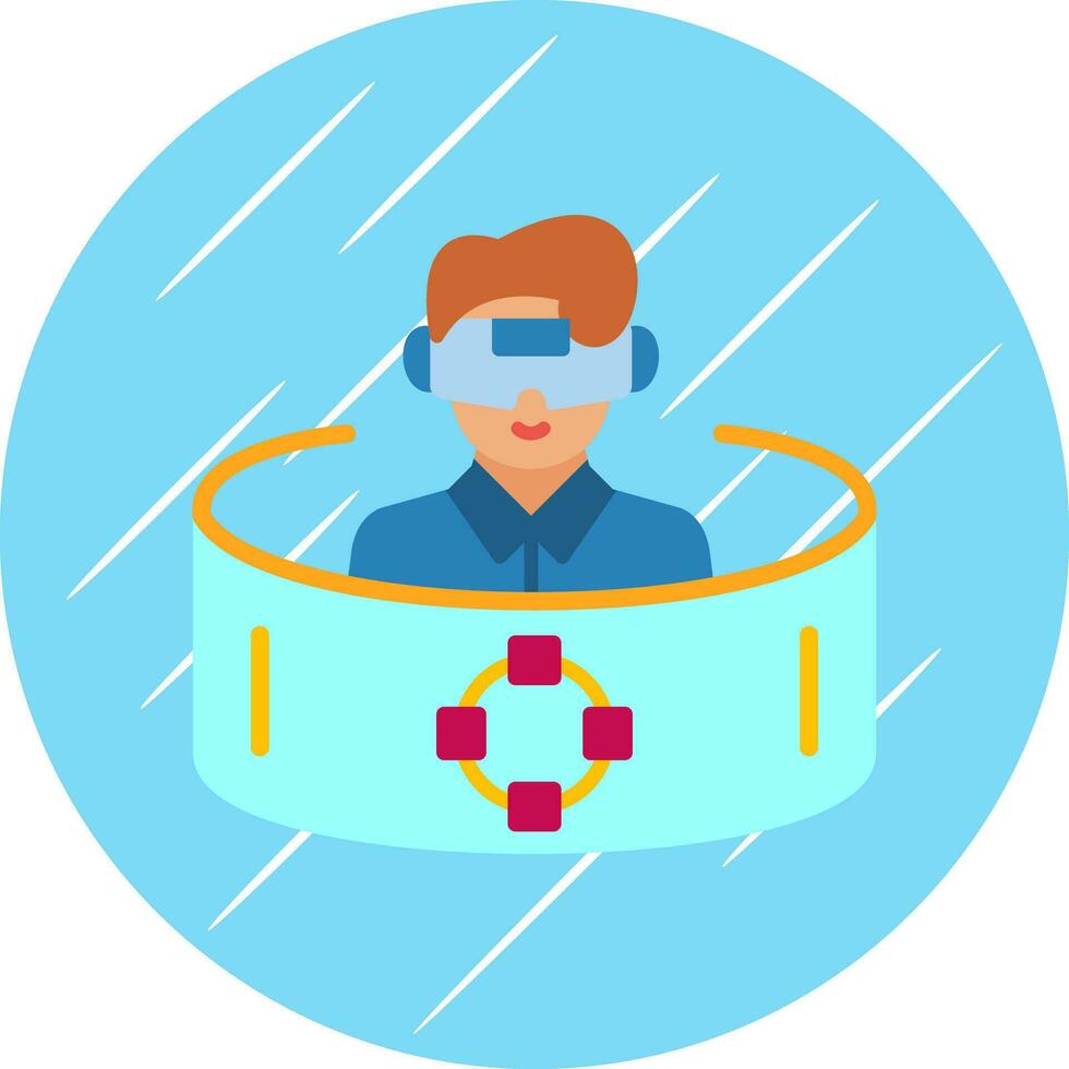 Immersive Simulation Vector Icon Design