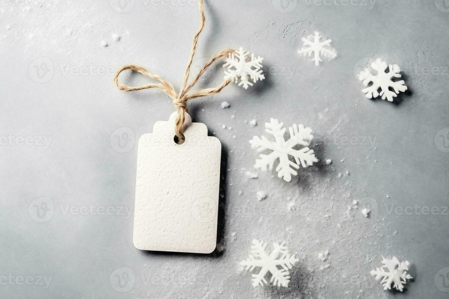 copo de nieve compras etiqueta para invierno fiesta ventas y publicidad - generativo ai foto