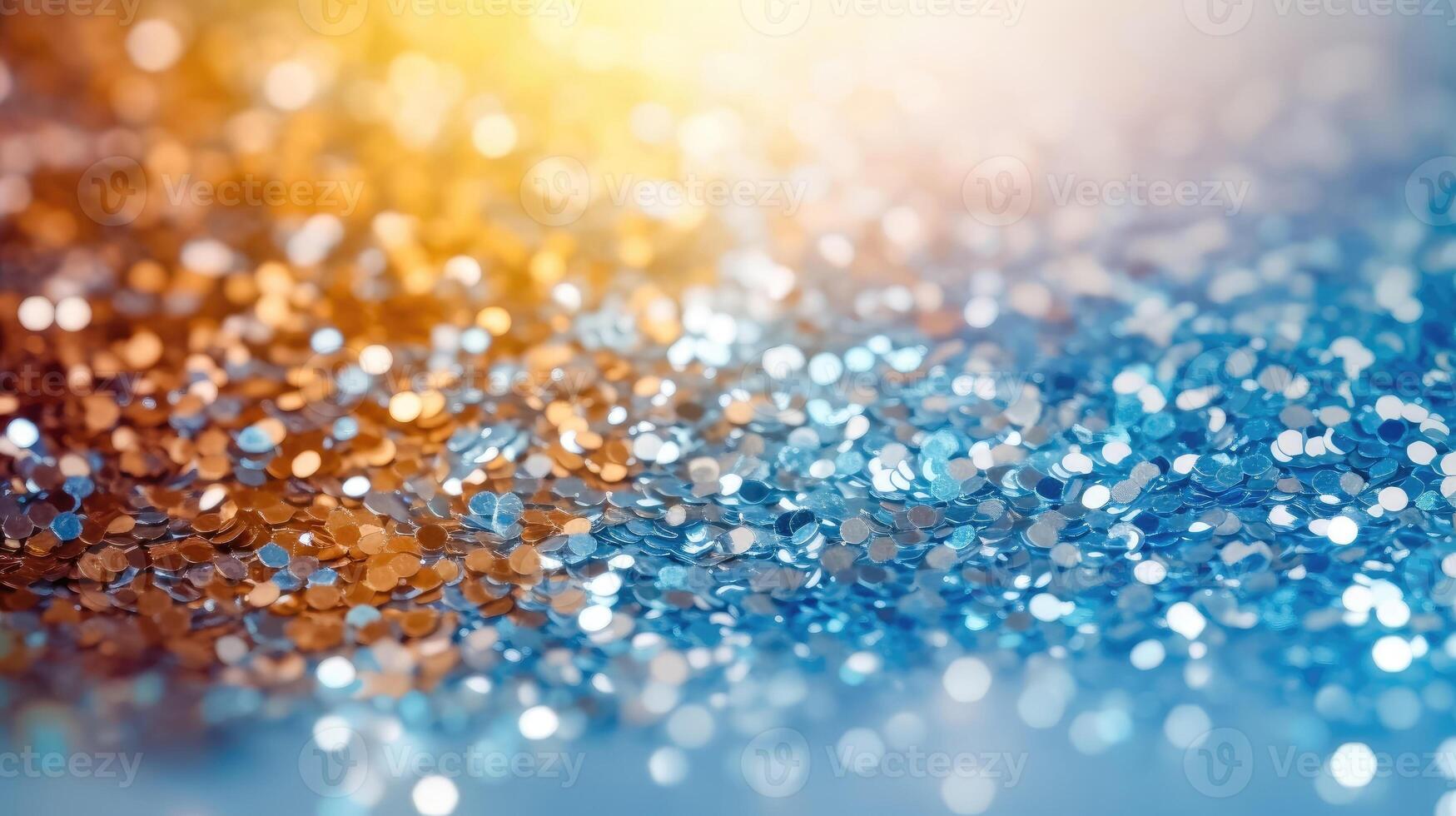 Festive Shiny drops on Bokeh Background - photo