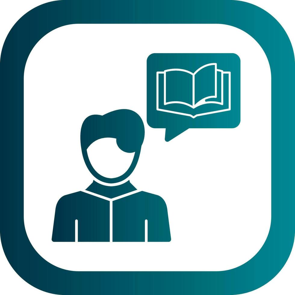 Interactive Storytelling Vector Icon Design