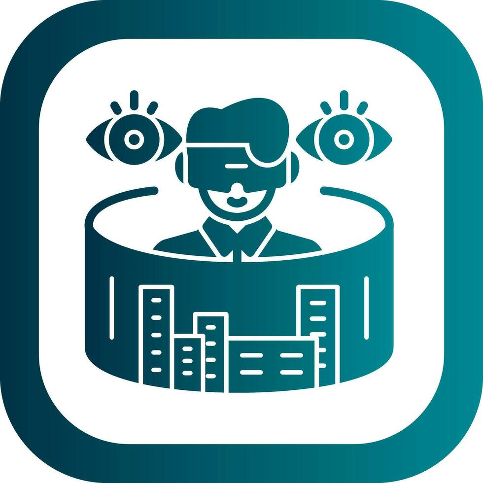 AR Real Estate Tours Vector Icon Design