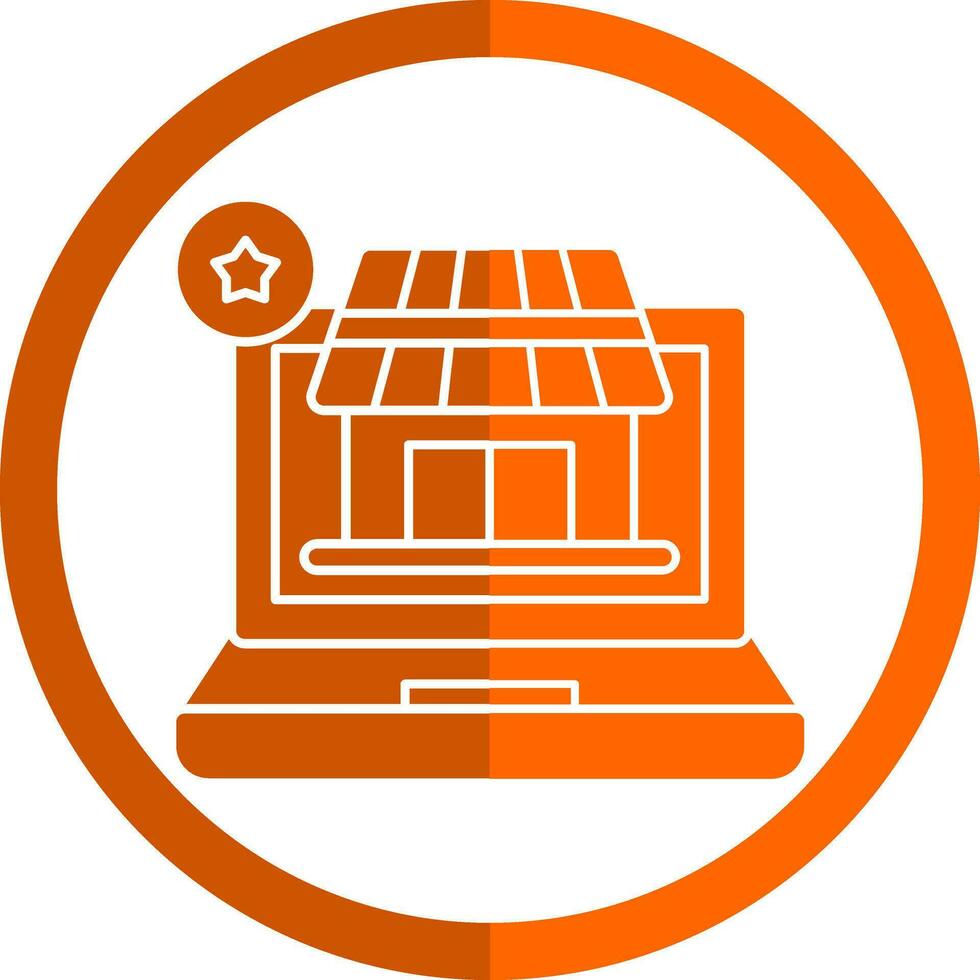AR Retail Experience Vector Icon Design