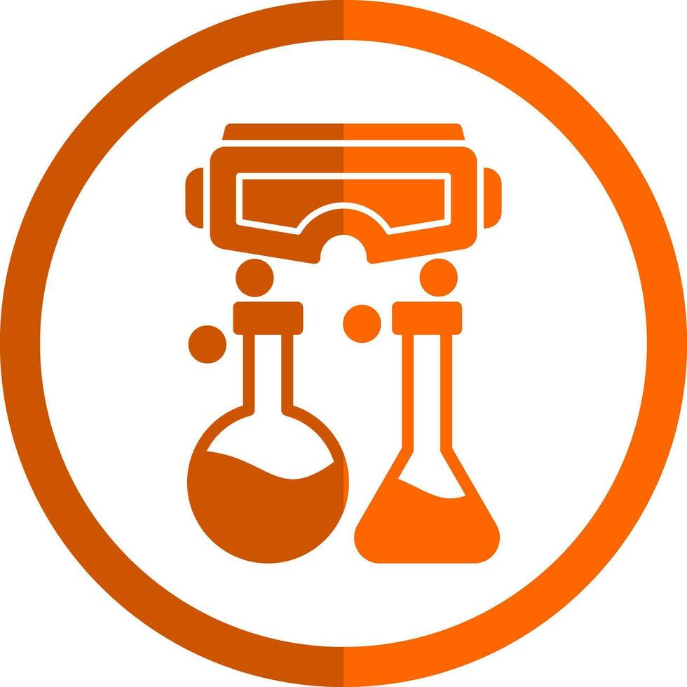 Virtual Reality Lab Vector Icon Design