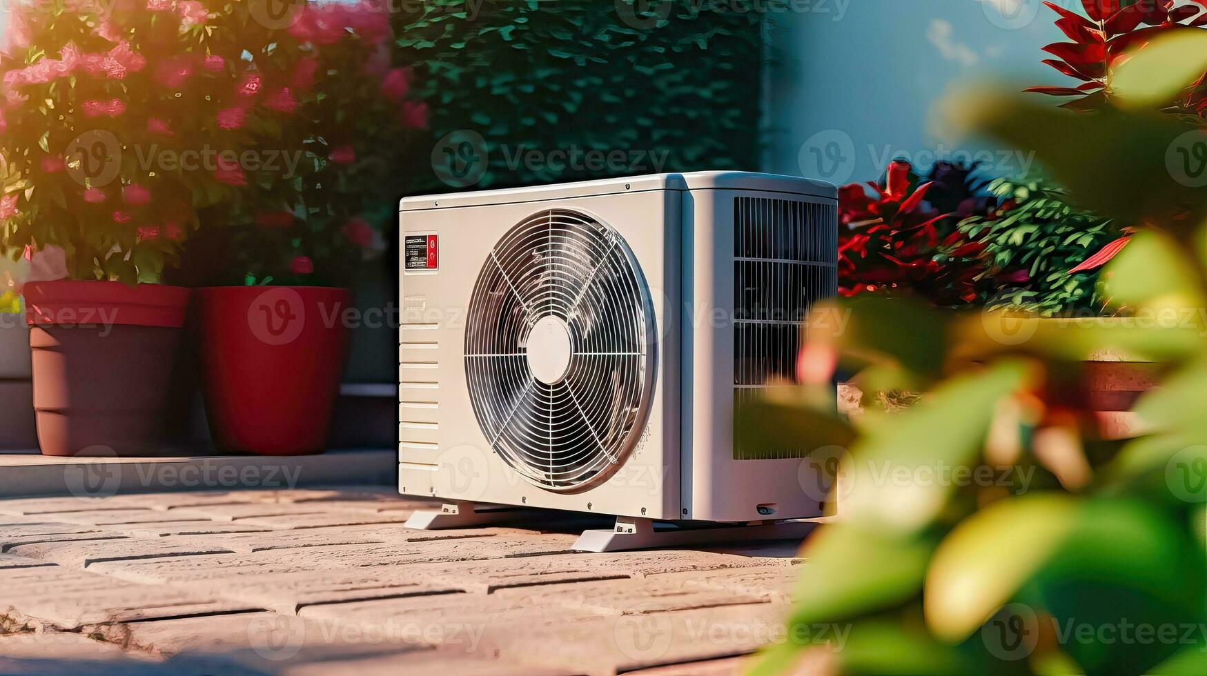Residential Air Conditioning System - Generative AI photo