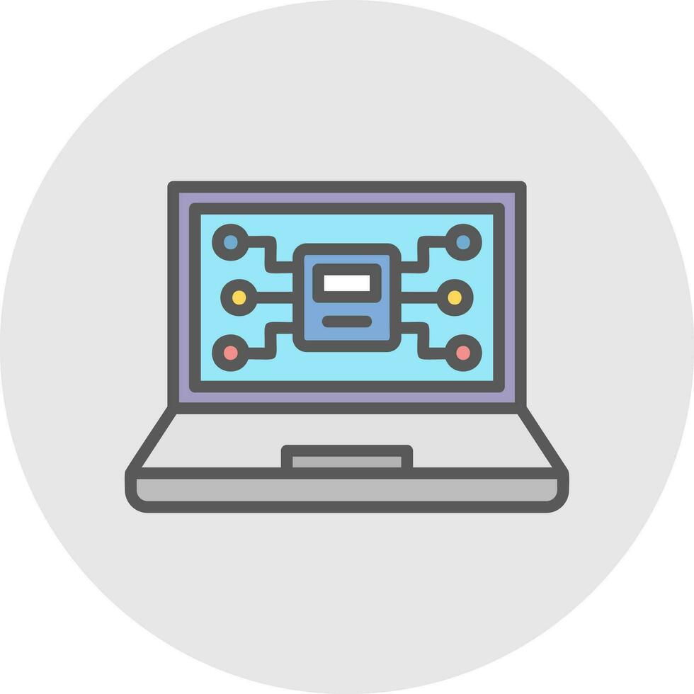 AI-Driven Mysteries Vector Icon Design