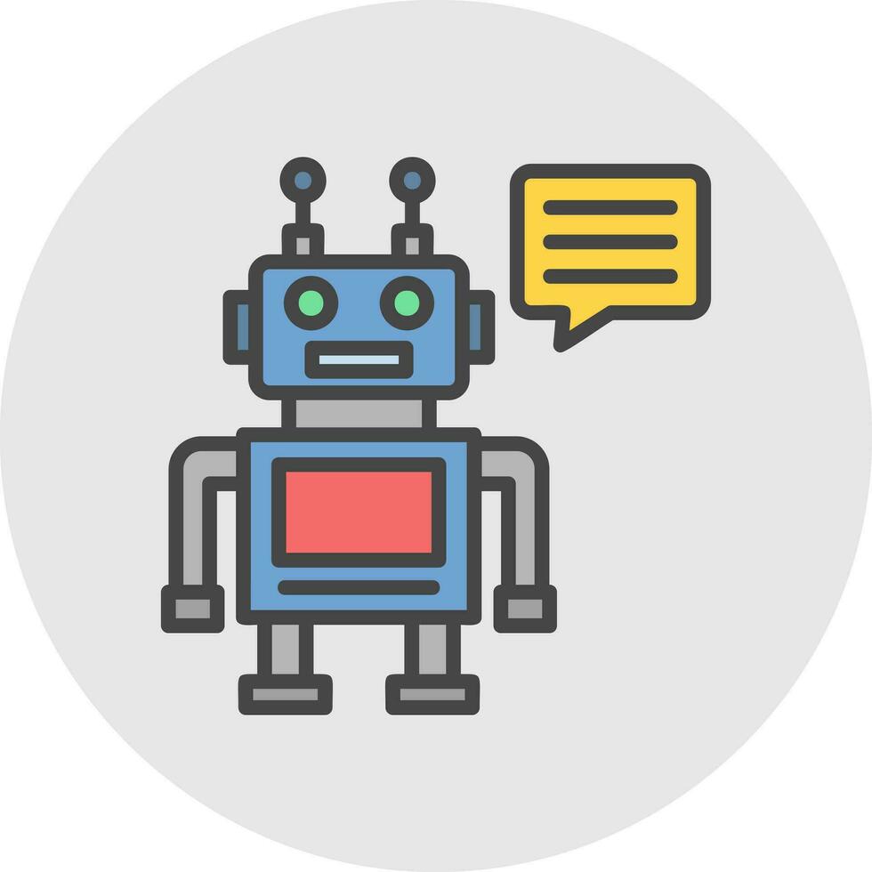 AI Companion Vector Icon Design