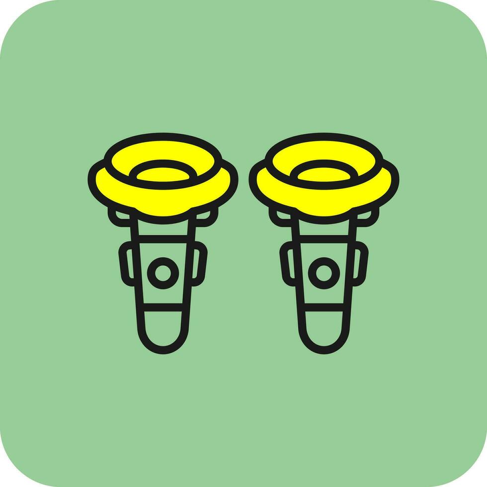 VR Controller Vector Icon Design