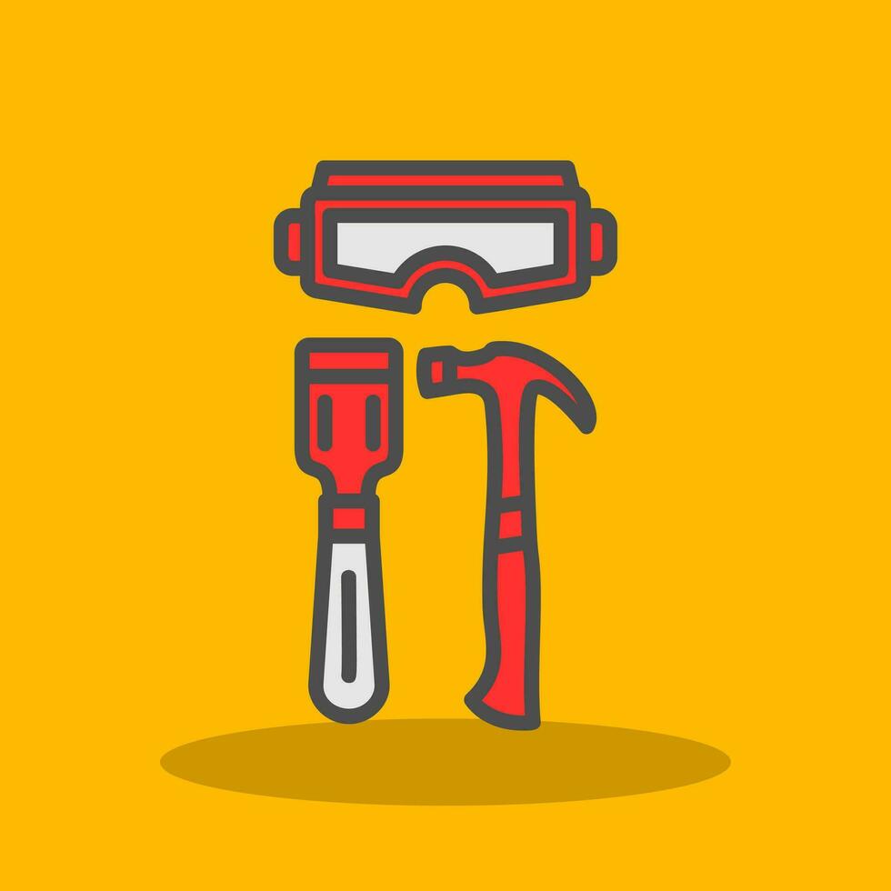 Virtual Sculpting Tool Vector Icon Design
