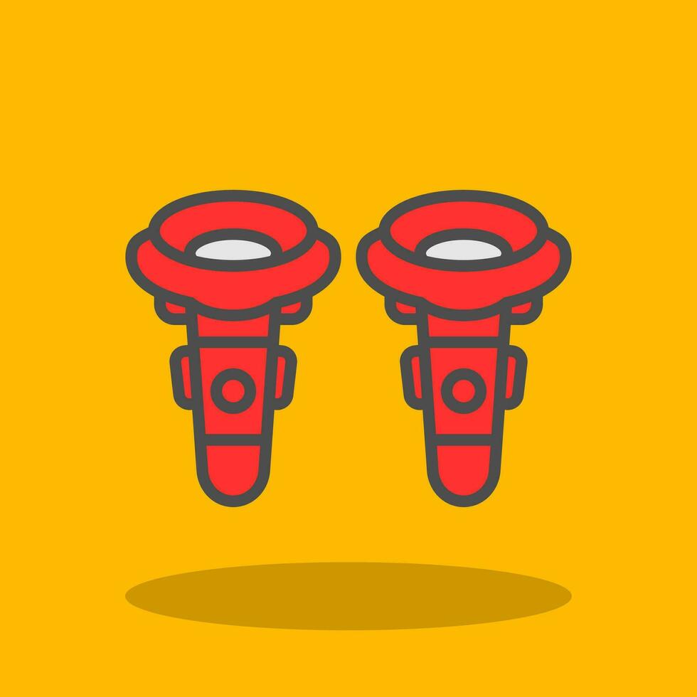 VR Controller Vector Icon Design