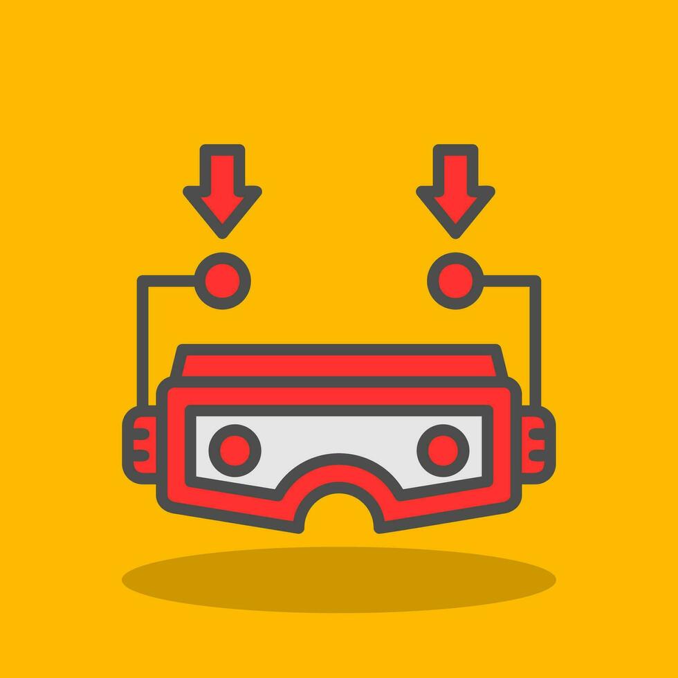 Multi-Sensory VR Vector Icon Design