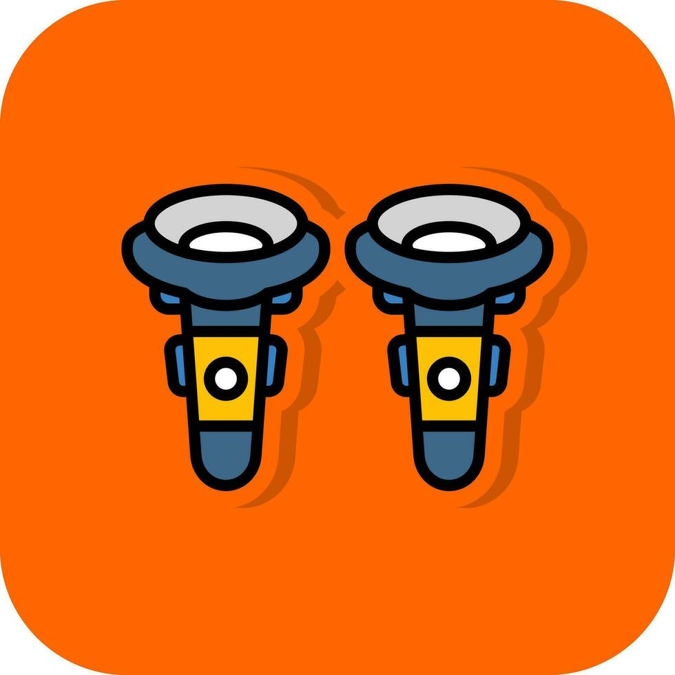 VR Controller Vector Icon Design