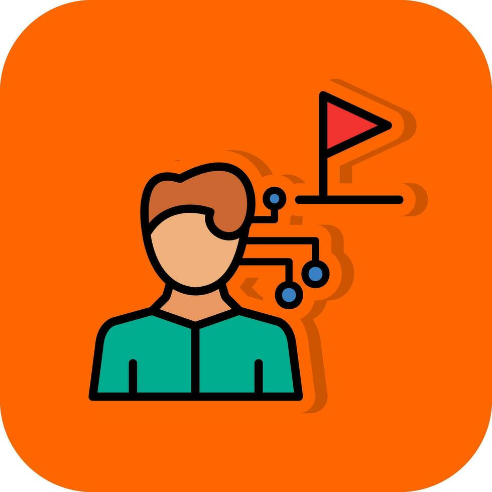 AI Tour Guide Vector Icon Design