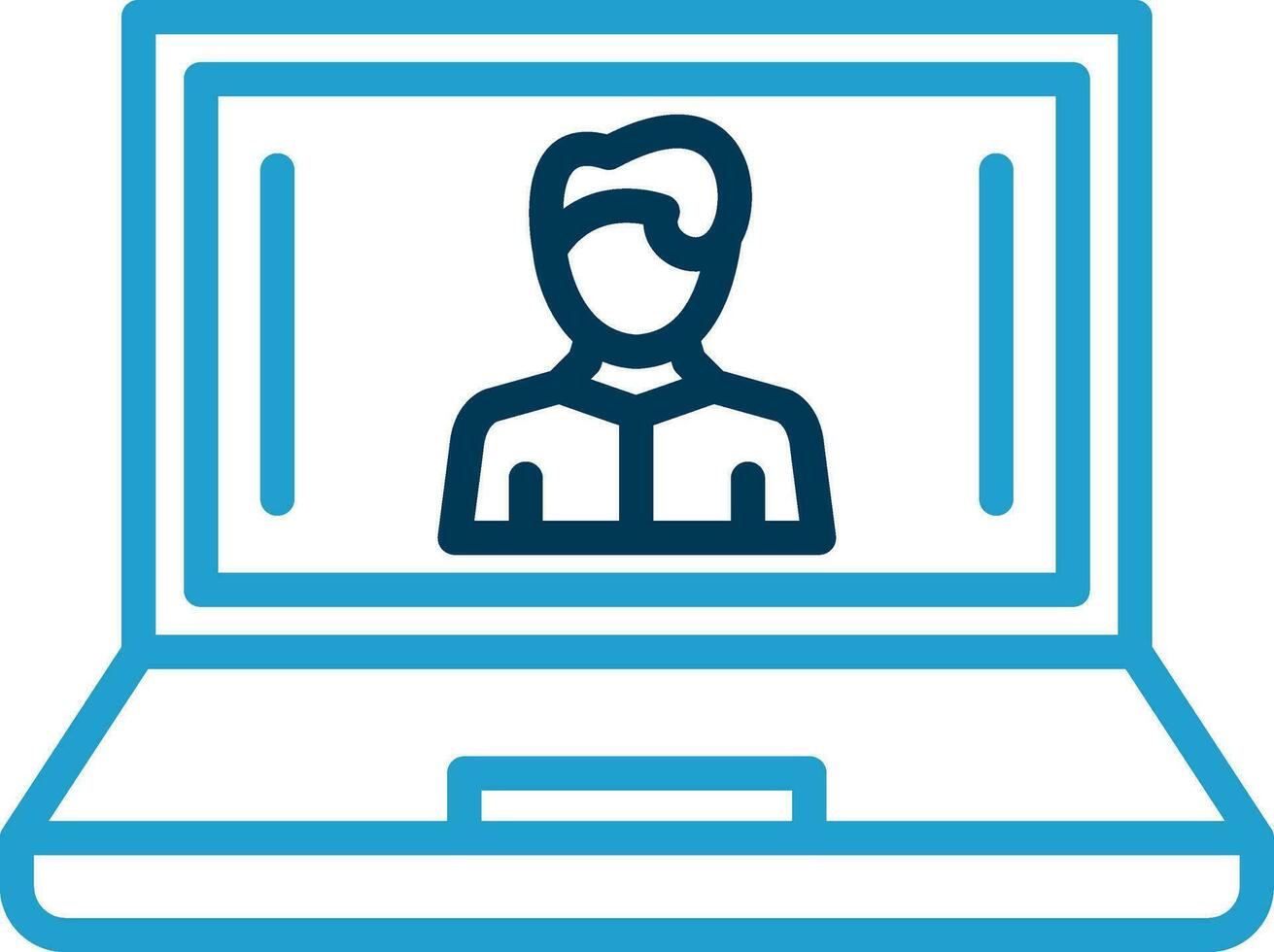 Digital Avatar Vector Icon Design